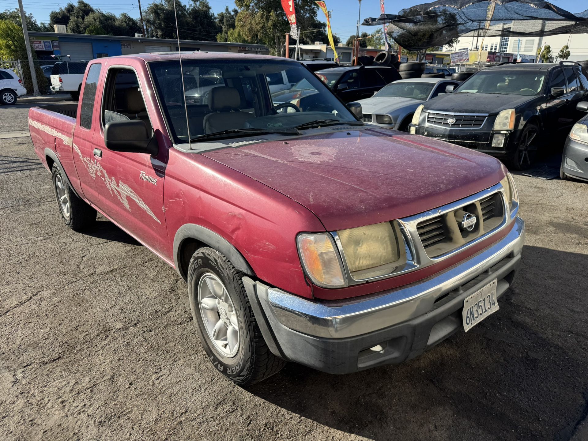 1998 Nissan Frontier That Runs Good, Registered And Has New Parts