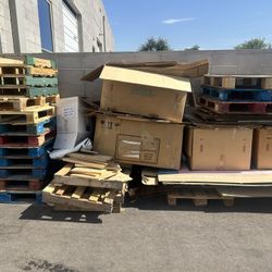 Cardboard And  Pallets 