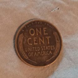 1937 Lincoln Wheat Penny