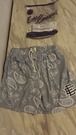 Grey bandanna EE shorts