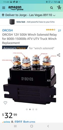 ORCISH 12V 500A Winch Solenoid Relay