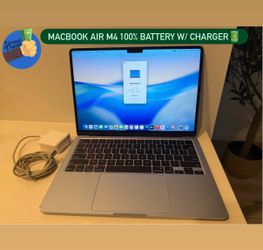 2025 MacBook Air M4 | 100% Battery Health + Charger🔋