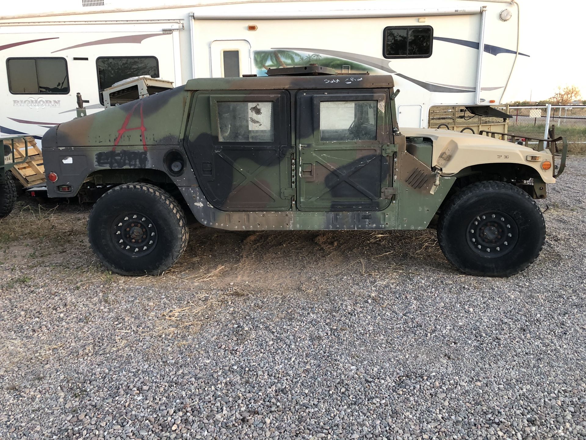 1989 AM General HMMWV M998 Slantback for sale Diesel Humvee