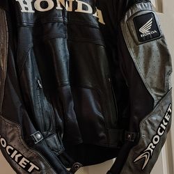 Heavy Leather Honda Jacket