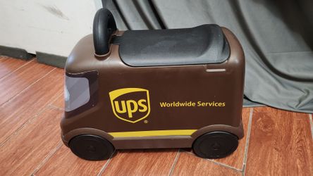 Radio Flyer UPS Delivery Truck Ride-On: Steel & Plastic Pedal Toy for Ages 2+