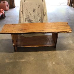Spalted Maple Bench