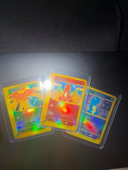 Pokémon Sequential Charmander, Squirtle, & Bulbasaur #98 #132 #95 NM EN Expedition Base Set Reverse Holo