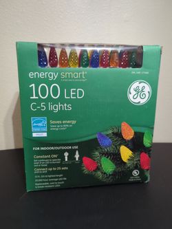 GE Energy Smart 100 LED C-5 lights new SALE