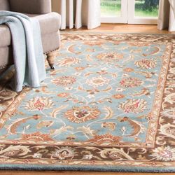 MUST SELL! SAFAVIEH Heritage Collection X-Large Area Rug - 12' x 15', Blue & Brown,