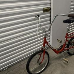Beautiful Vintage Red Bike
