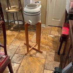 Stand With Water Dispenser