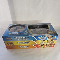 Pokemon Jolteon Vaporeon Flareon Collection 