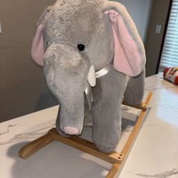Elephant Wooden Rocker 
