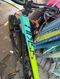 Trek Mountain Bike Teal Green Gradient