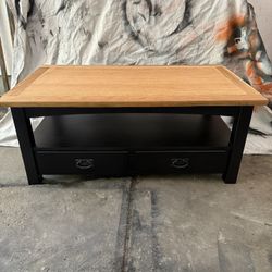 Refinished Two Tone Coffee Table 