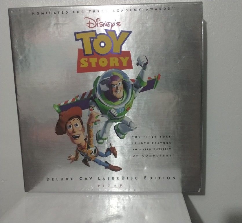 DELUXE CAV LASSER DISC EDITTION - PICAR DISNEY TOY STORY 1996 SET