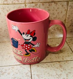 Disney Minnie Coffee Latte Mug 12oz
