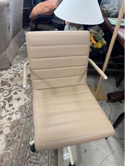 Faux leather office chair
