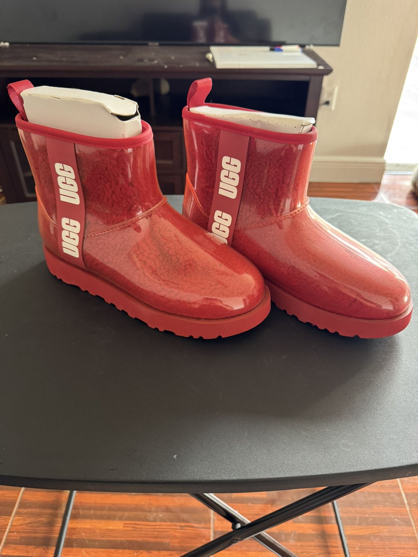 Uggs Classic Clear Mini Red