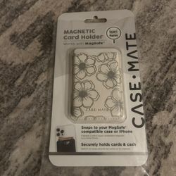 Case Mate Magnetic Card/money Holder 