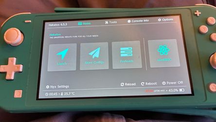 Atmosphere Switch lite rp2040 with 512gb  Samsung SD grip lot bundle