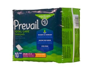Prevail Underpads, Healthcare, 30x30", Lg, 10 in ea. pack, Arcade Bl area