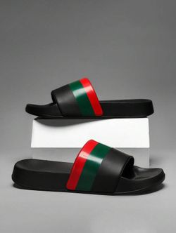 Slide rubber shoes