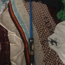 light up blue lightsaber