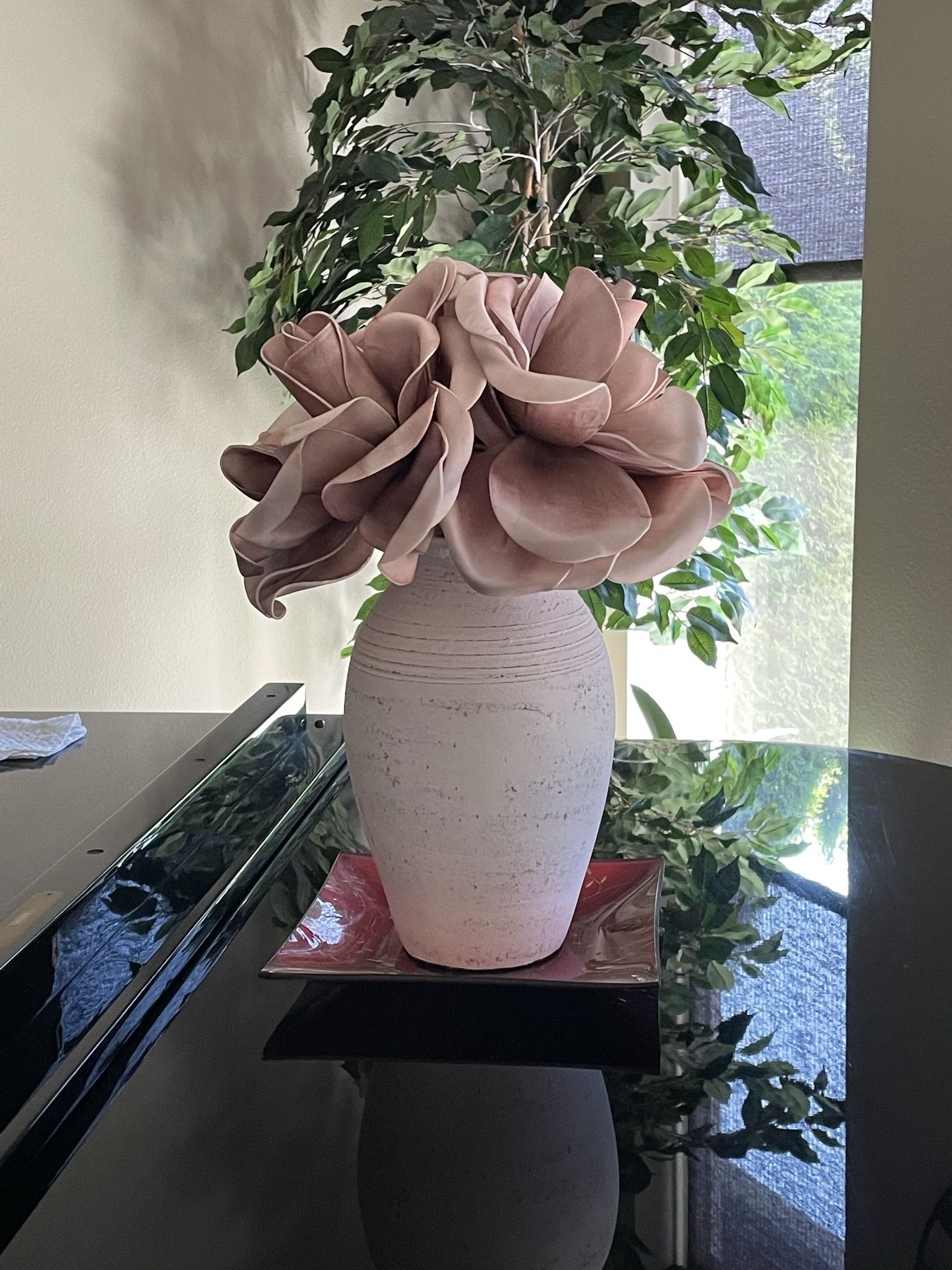 Faux Flower Vase