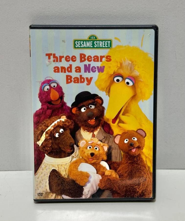 Sesame Street Three Bears And A New Baby Family Movie DVD