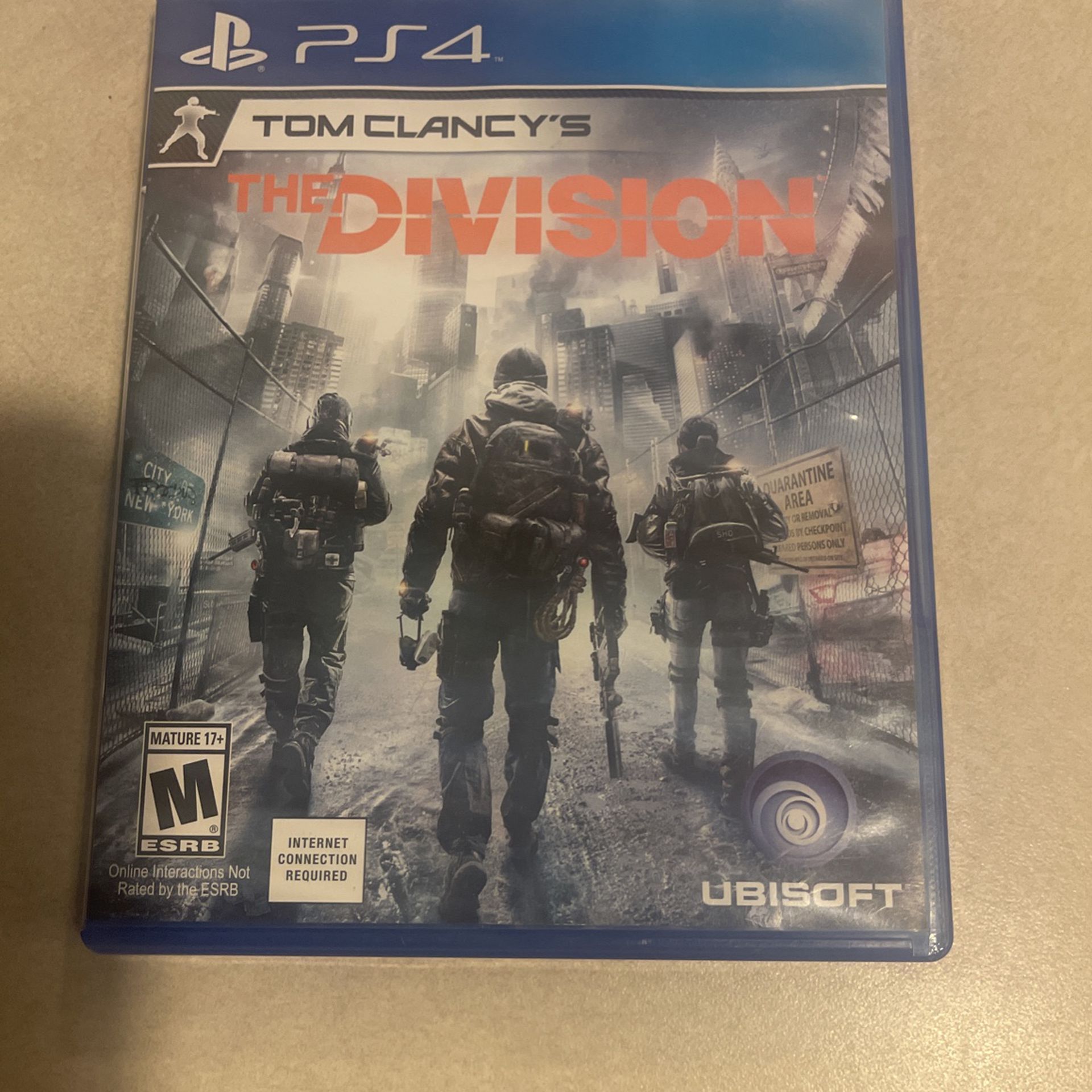 PS4 The Division (Tim Clancy’s )