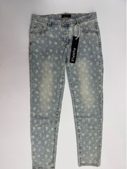 purple jeans size 34