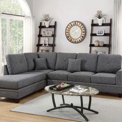 $499 New Sectional & Ottoman 