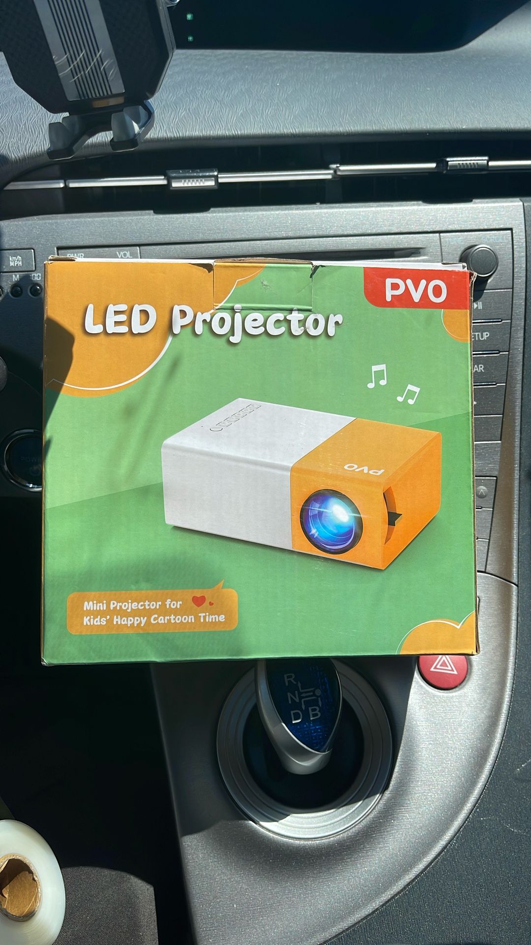 Mini Projector, PVO Portable Projector for Cartoons, Kids Gift