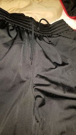 MensAdidas warm up suit used great shape Black and Red medium