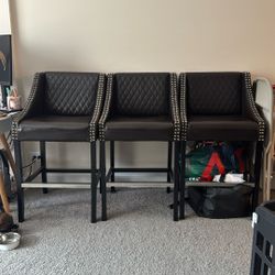 Leather Barstools