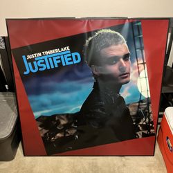 Justin Timberlake Mounted Vinyl Posters