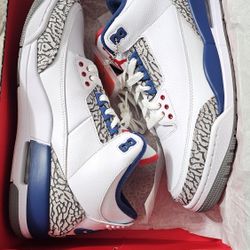 New Jordan Retro 3 True Blue