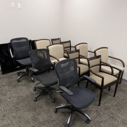 Assortment Of Office Chairs / Tables 