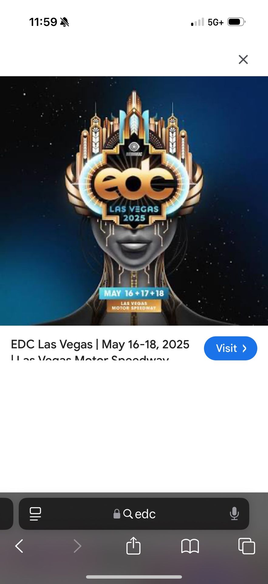 Selling 2x Sunday EDC Artist passes
