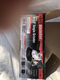 4-1/2” Drill Master Angle Grinder
