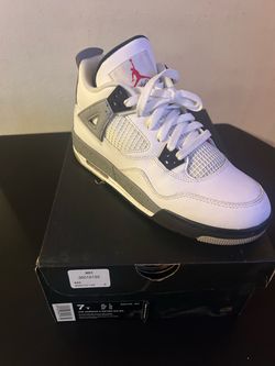 Air Jordan 4 Retro White Cement 2016 – Size 7Y / Women’s 8.5
