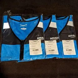 Blue Amazon DSP Delivery Driver Flex Vest Reflective 4 XL