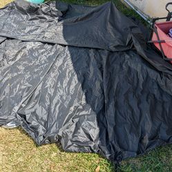 Pool cover black, above ground