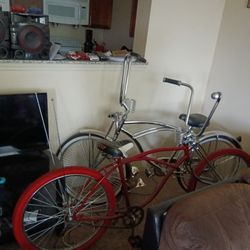I Got A Chrome And A Apple Red Lowrider Beach Cruisers