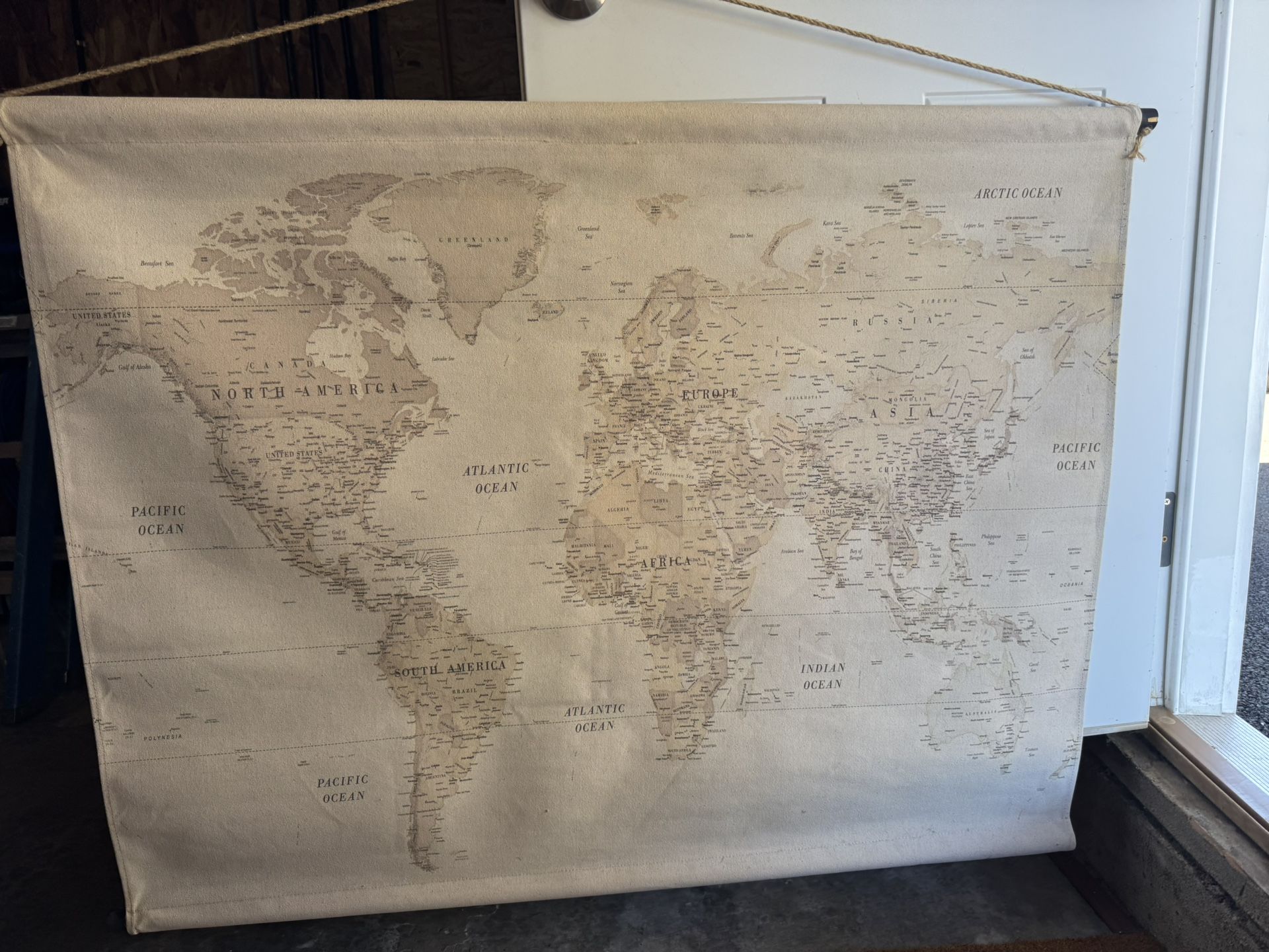 World Map decor