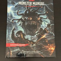 Dungeons & Dragons D&D "Monster Manual" (Hardcover, 5th Edition (5E), 2014)