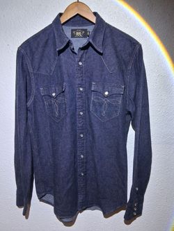 Mens Ralph Lauren denim shirt size M