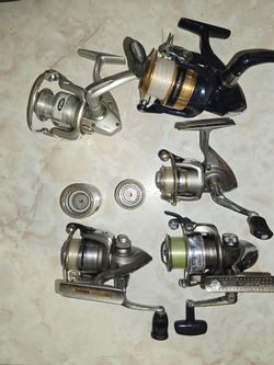 Used spinning reels