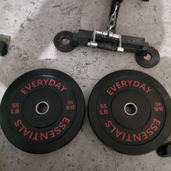 55 pound Olympic weight plates